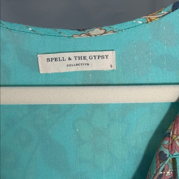 Spell & The Gypsy Collective Hendrix Boho Mini Dress Size Small - Picture 11 of 13